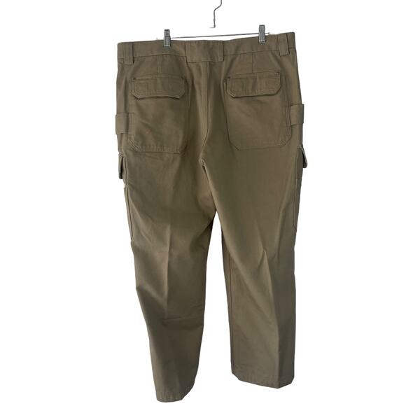 Duluth Trading Co. Men's Size 42 X 30  UPF 50 Tan Firehose Cargo Pants - Picture 4 of 9